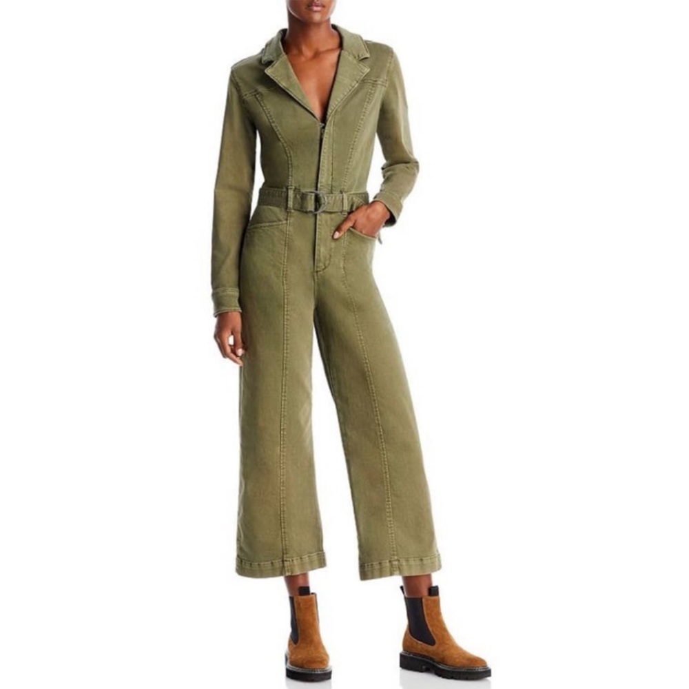 JASON WU ❤️🔥 ARMY GREEN JUMPSUIT NWT SIZE LARGE - Picture 1 of 4